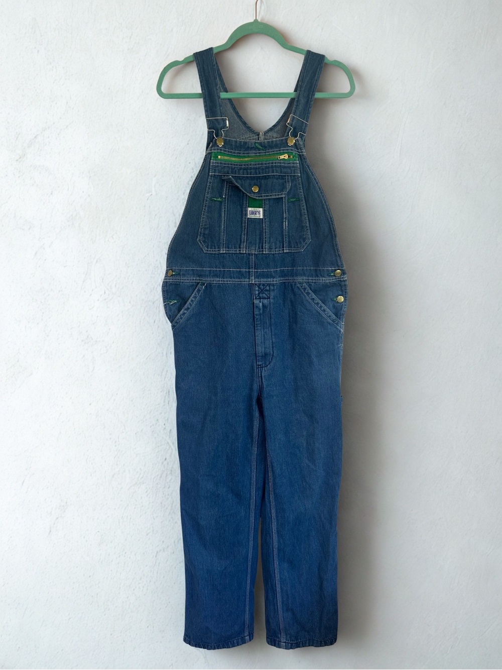 Denim Overalls Jumpsuit in Blue